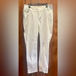 Woman Within 18W White Pants Tall
